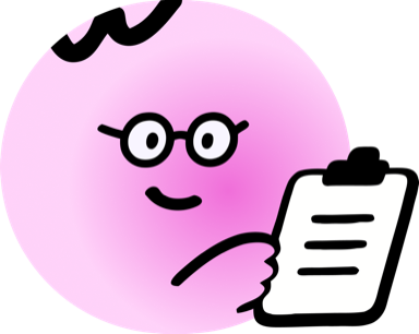 Memorable.me illustration: a character with glasses reviewing a file